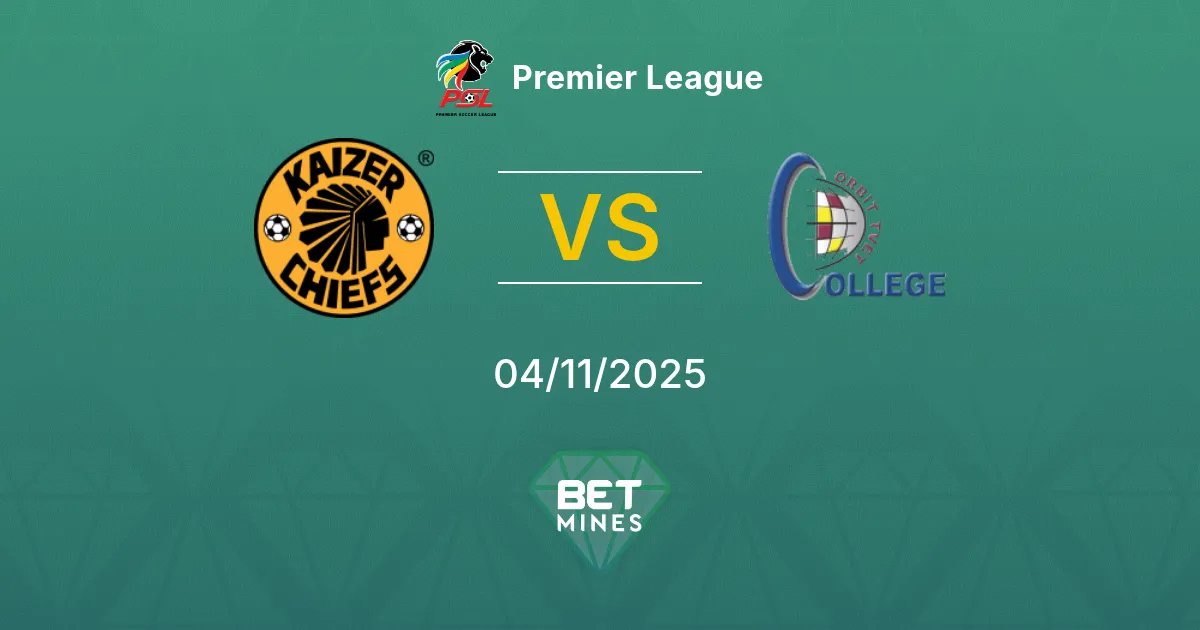 Kaizer Chiefs vs Orbit College Pronostico: Anteprima e Analisi della Partita | Premier League 04-11-2025