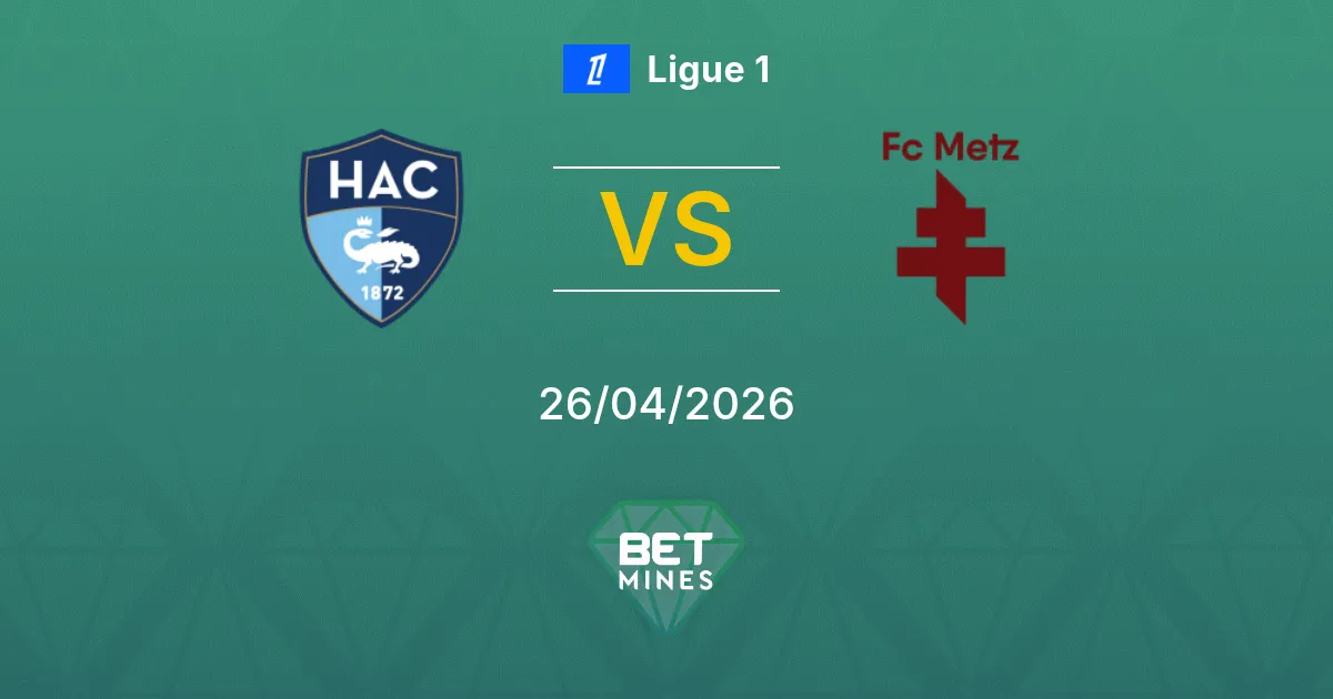 Le Havre vs Metz Pronóstico: Previa y Análisis del Partido | Ligue 1 26-04-2026