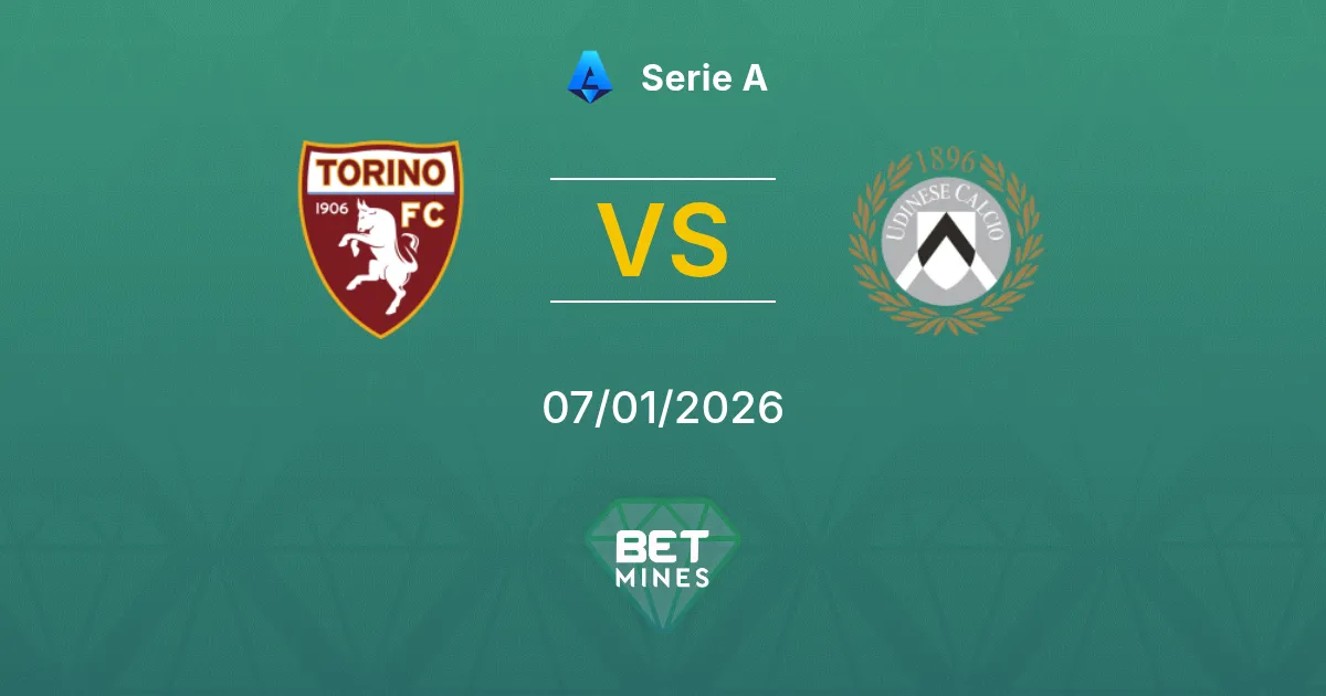 Torino vs Udinese Pronostico: Anteprima e Analisi | Serie A 07-01-2026