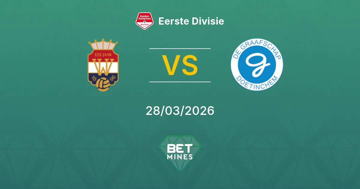 Willem II vs De Graafschap Pronostico: Anteprima e Analisi della Partita | Eerste Divisie 28-03-2026
