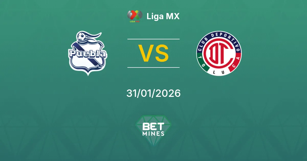 Puebla vs Toluca Prediction: Match Preview and Analysis | Liga MX 31-01-2026