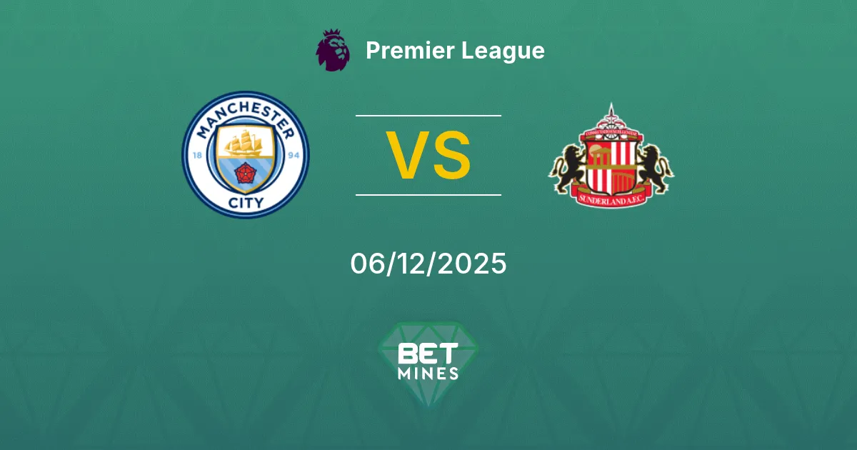 Manchester City vs Sunderland Prediction: Match Preview and Analysis | Premier League 06-12-2025