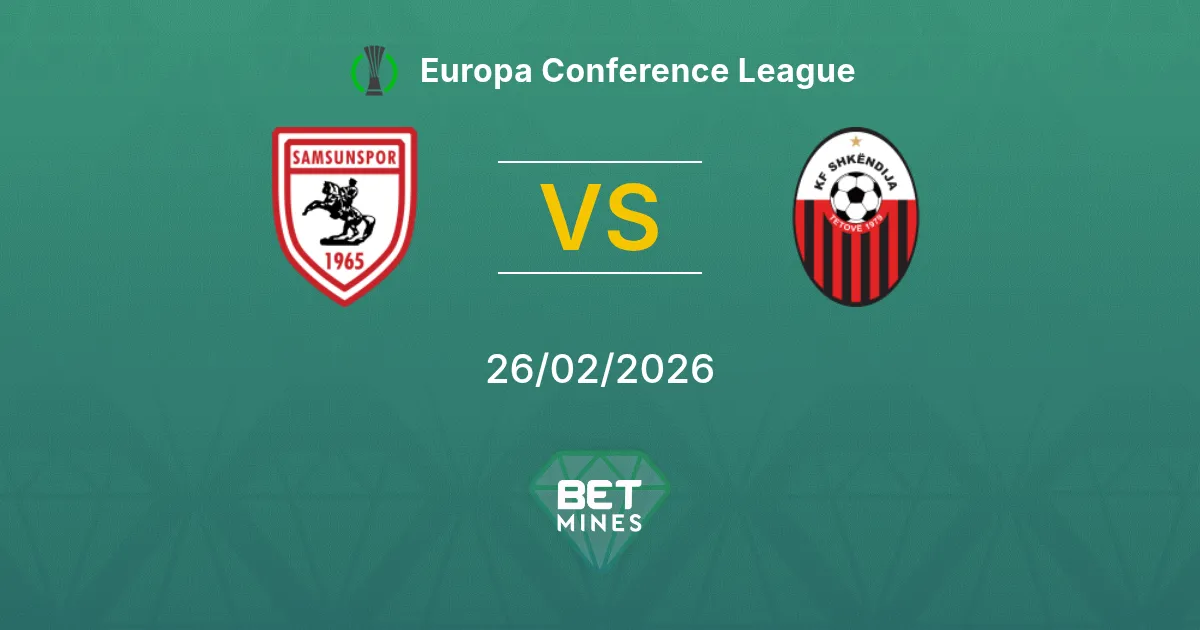 Samsunspor vs Skendija 79 Prediction: Match Preview and Analysis | Europa Conference League 26-02-2026