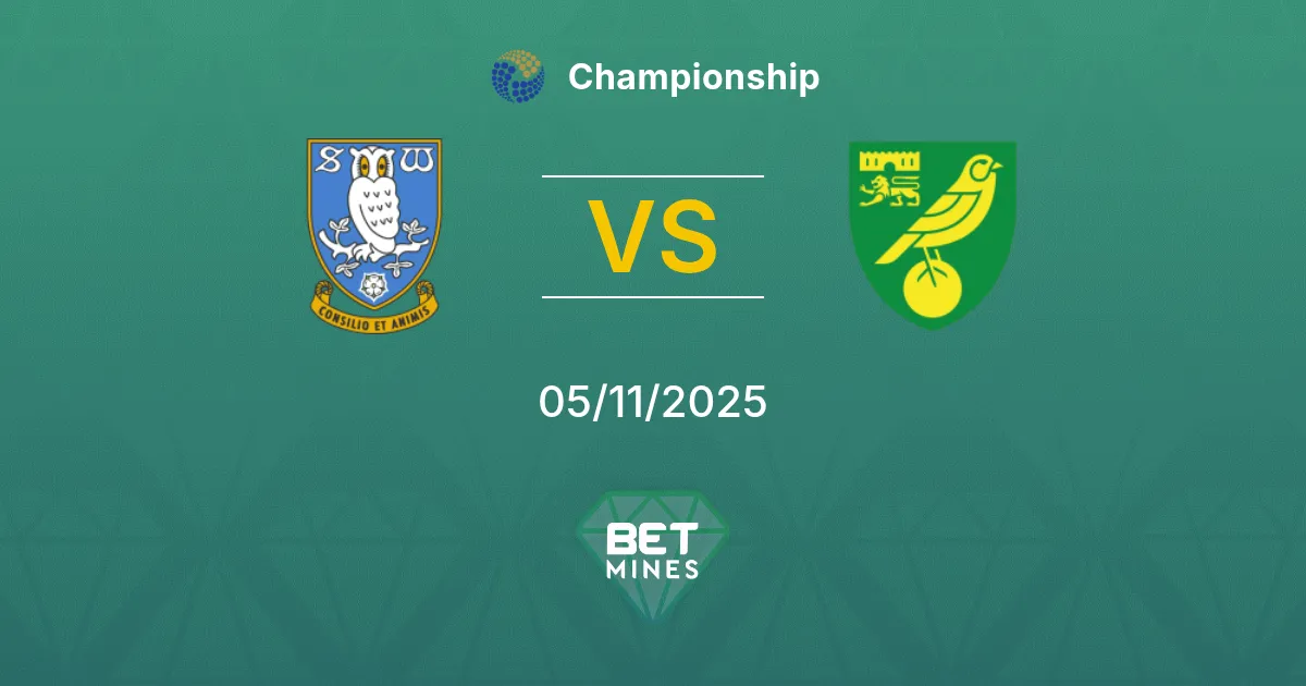 Sheffield Wednesday vs Norwich City Prediction: Match Preview and Analysis | Championship 05-11-2025
