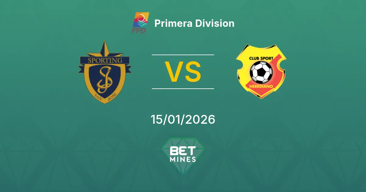 Sporting San José vs Herediano Pronostico: Anteprima e Analisi della Partita | Primera Division 15-01-2026