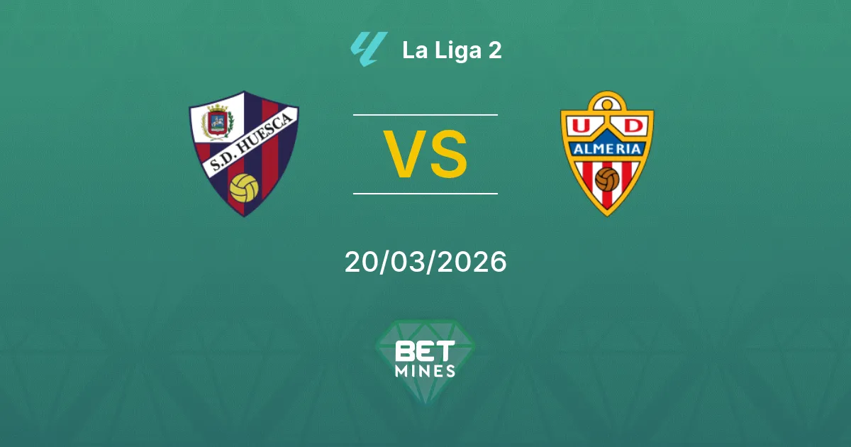 Huesca vs Almería Prediction: Match Preview and Analysis | La Liga 2 20-03-2026