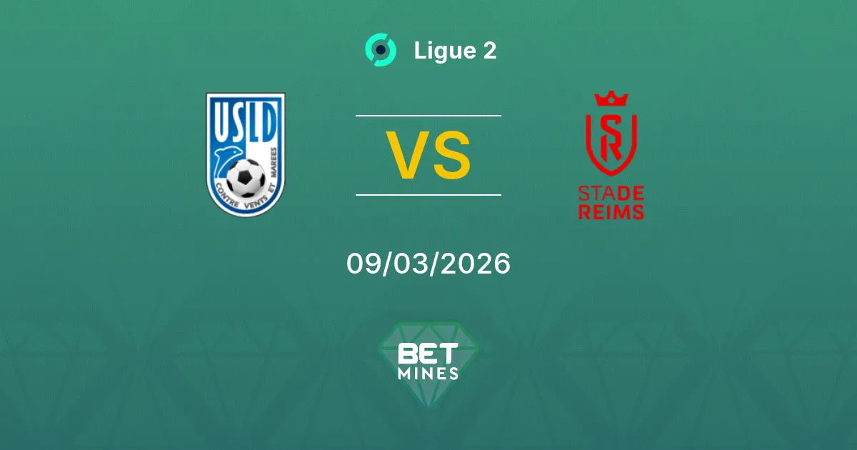 Dunkerque x Reims Palpite: Prévia e Análise da Partida | Ligue 2 09-03-2026