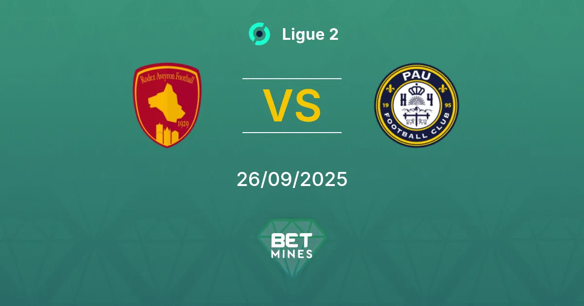 Rodez x Pau Palpite: Prévia e Análise da Partida | Ligue 2 26-09-2025