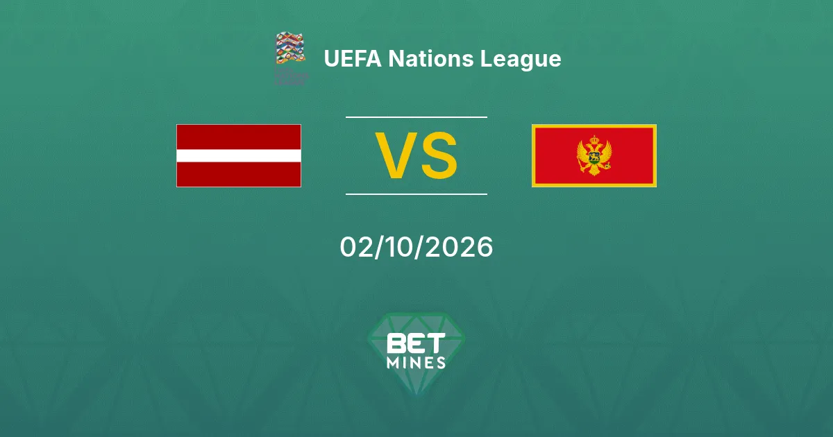 Latvia vs Montenegro Prediction: Match Preview and Analysis | UEFA Nations League 02-10-2026