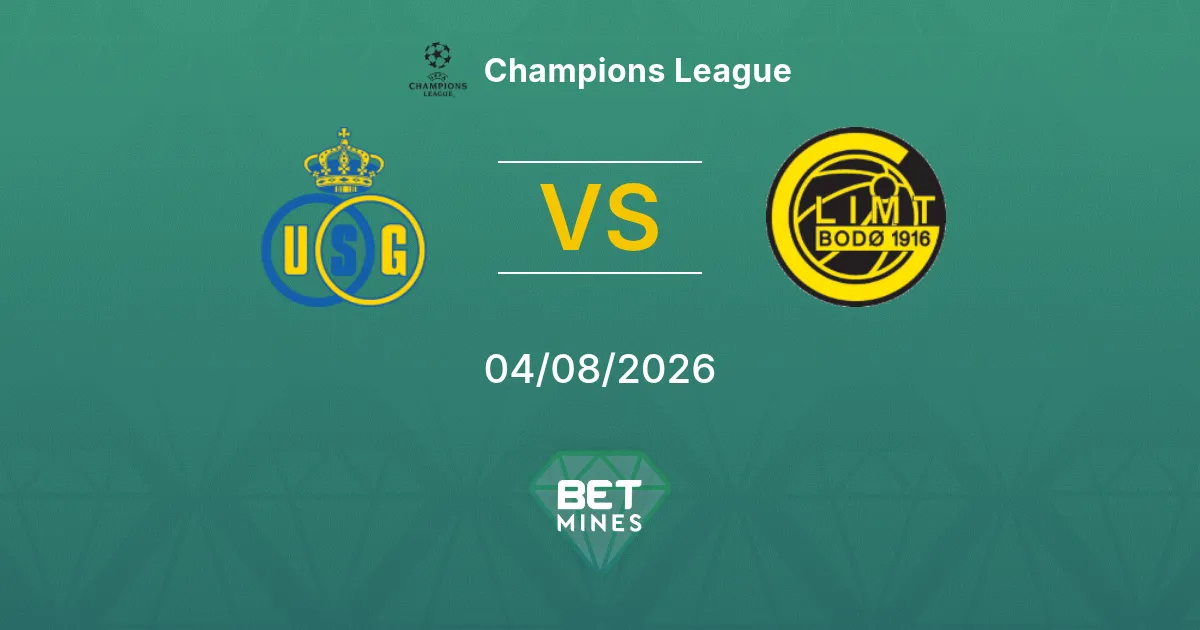 Pronóstico Union Saint-Gilloise vs Bodø / Glimt: Previa y Análisis del Partido | Champions League 04-08-2026