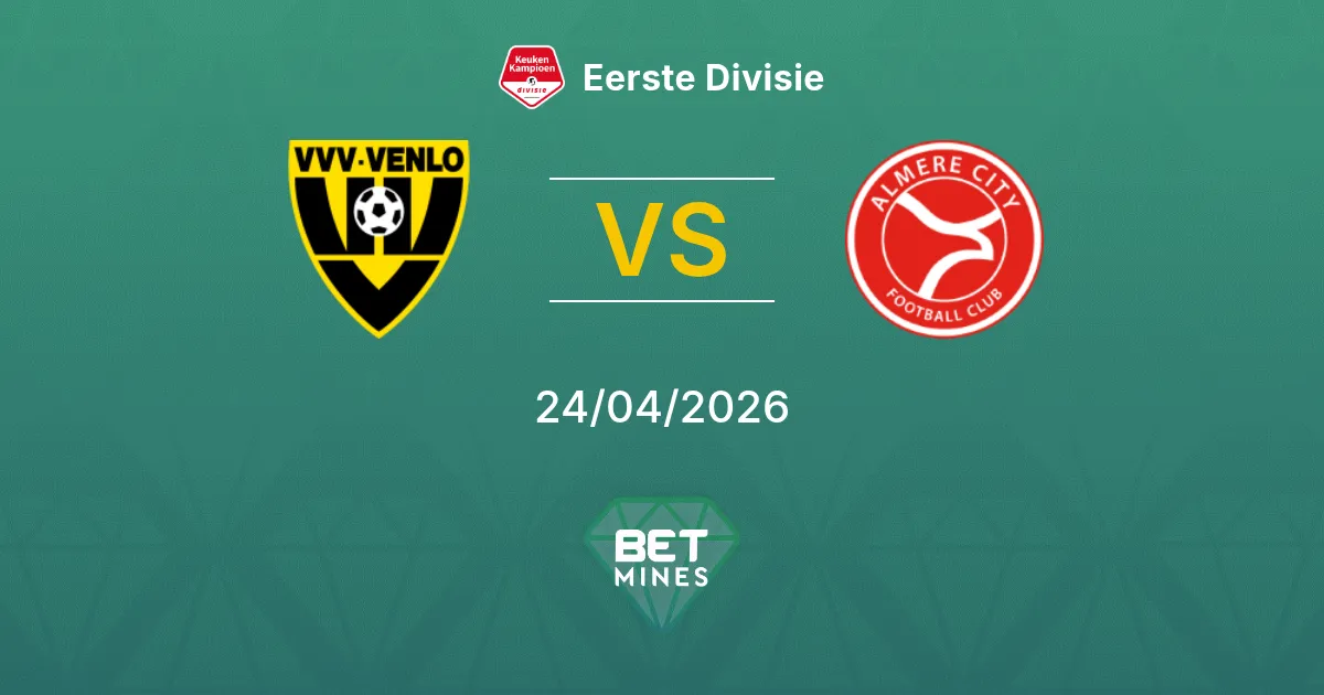 VVV-Venlo vs Almere City Pronostico: Anteprima e Analisi della Partita | Eerste Divisie 24-04-2026