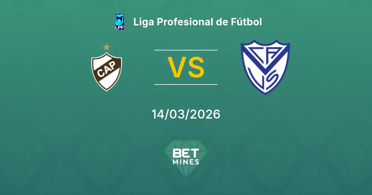 Pronóstico Platense vs Vélez Sarsfield: análisis, cuotas y apuestas ...