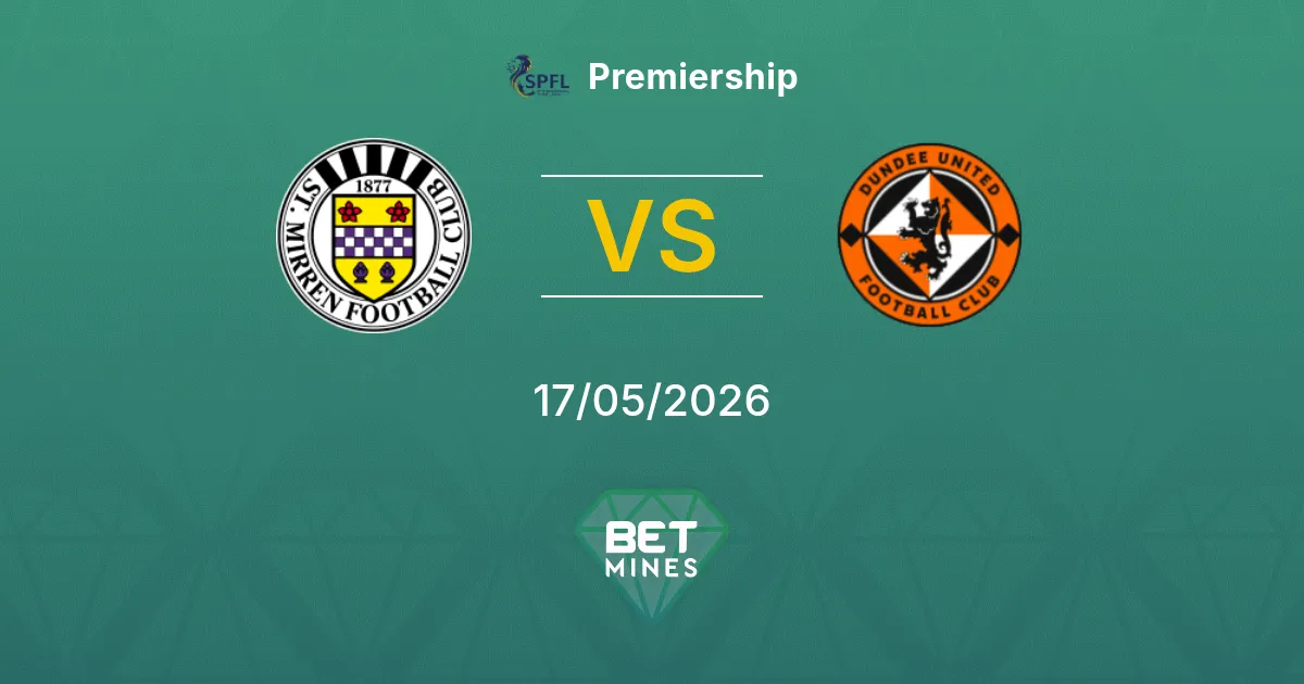 St. Mirren vs Dundee United Pronostico: Anteprima e Analisi della Partita | Premiership 17-05-2026