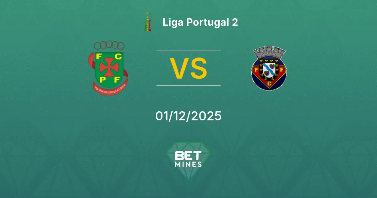 Paços de Ferreira vs Felgueiras 1932 Prediction: Match Preview and Analysis | Liga Portugal 2 01-12-2025