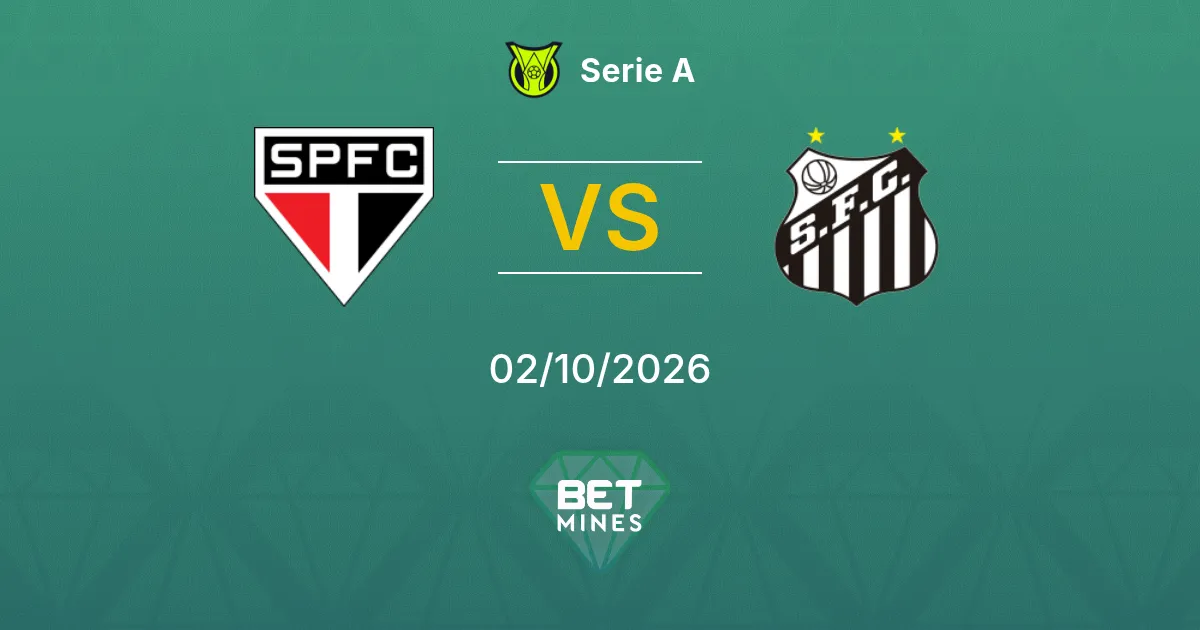 São Paulo vs Santos Prediction: Match Preview and Analysis | Serie A 02-10-2026
