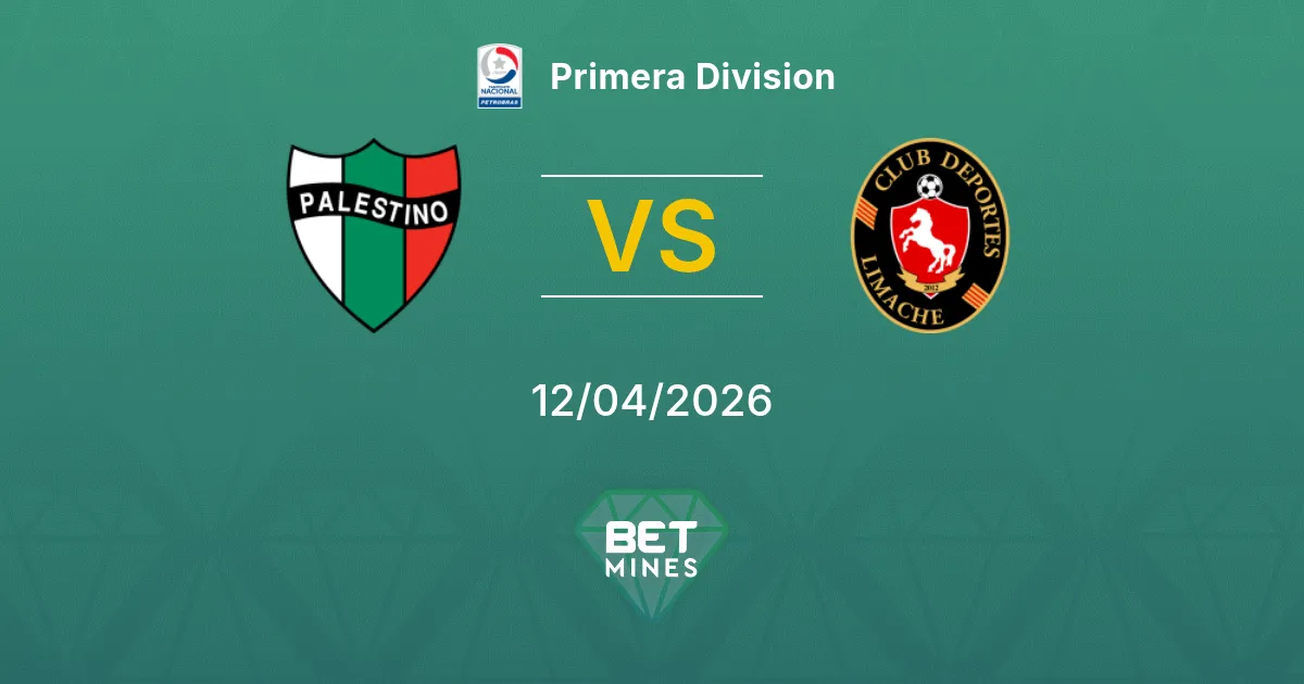 Palestino vs Deportes Limache Pronóstico: Previa y Análisis del Partido | Primera División 12-04-2026