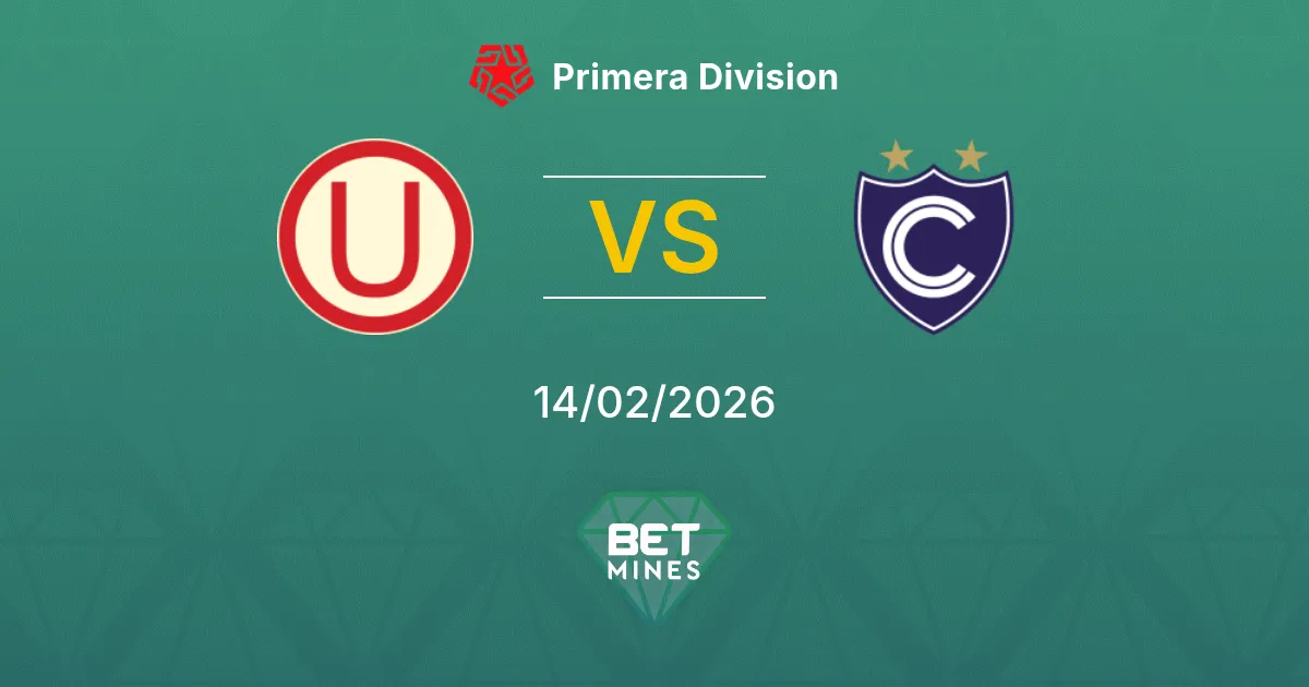 Universitario vs Cienciano Prediction: Match Preview and Analysis | Primera Division 14-02-2026