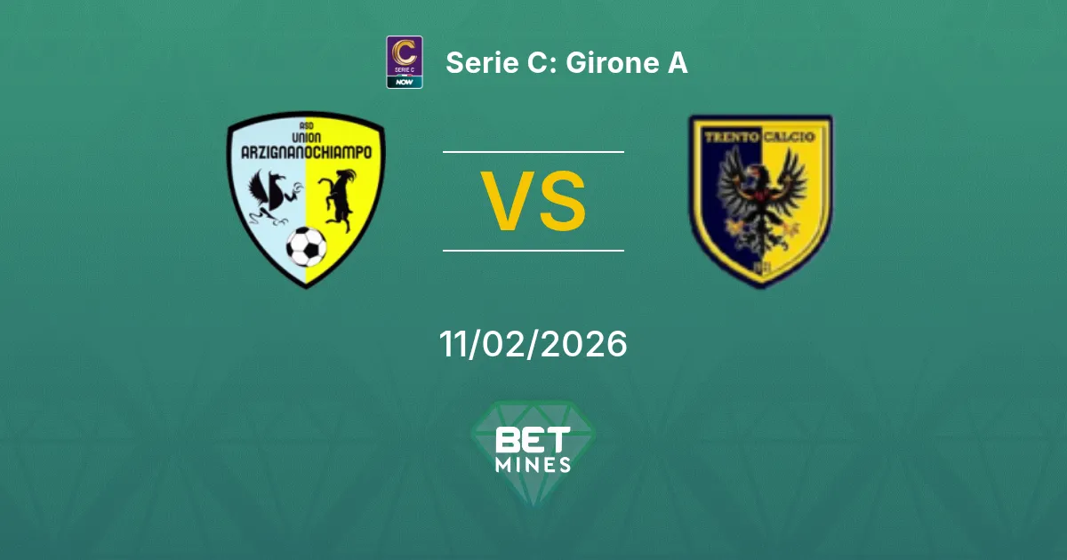 Union ArzignanoChiampo vs Trento Calcio 1921 Prediction: Match Preview and Analysis | Serie C: Girone A 11-02-2026
