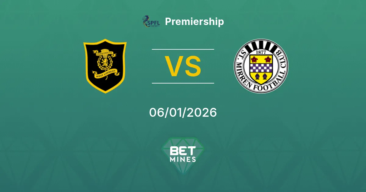 Livingston vs St. Mirren Pronostico: Anteprima e Analisi della Partita | Premiership 06-01-2026