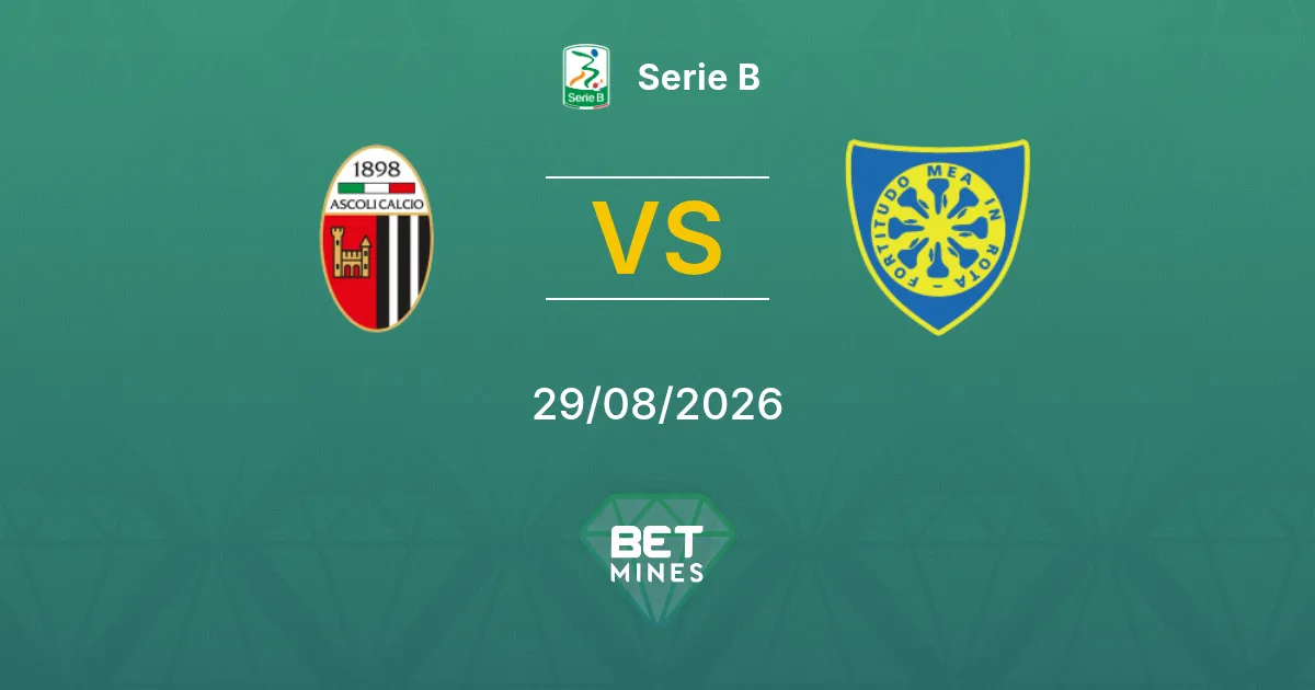Palpite Ascoli x Carrarese: Prévia e Análise da Partida | Serie B 29-08-2026
