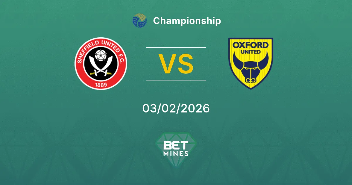 Sheffield United vs Oxford United Prediction: Match Preview and Analysis | Championship 03-02-2026