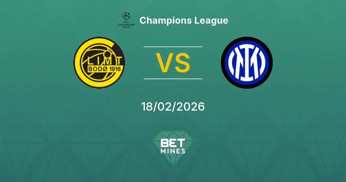 Bodø / Glimt vs Inter Prediction: Match Preview and Analysis | Champions League 18-02-2026