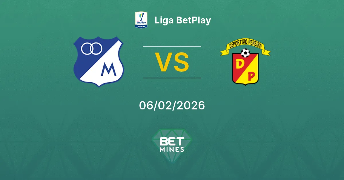 Millonarios vs Deportivo Pereira Prediction: Match Preview and Analysis | Liga BetPlay 06-02-2026