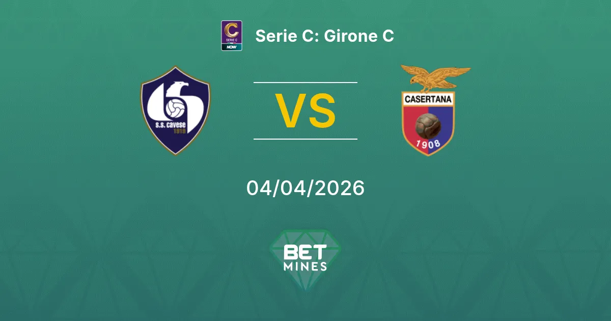 Cavese vs Casertana Pronóstico: Previa y Análisis del Partido | Serie C: Grupo C 04-04-2026