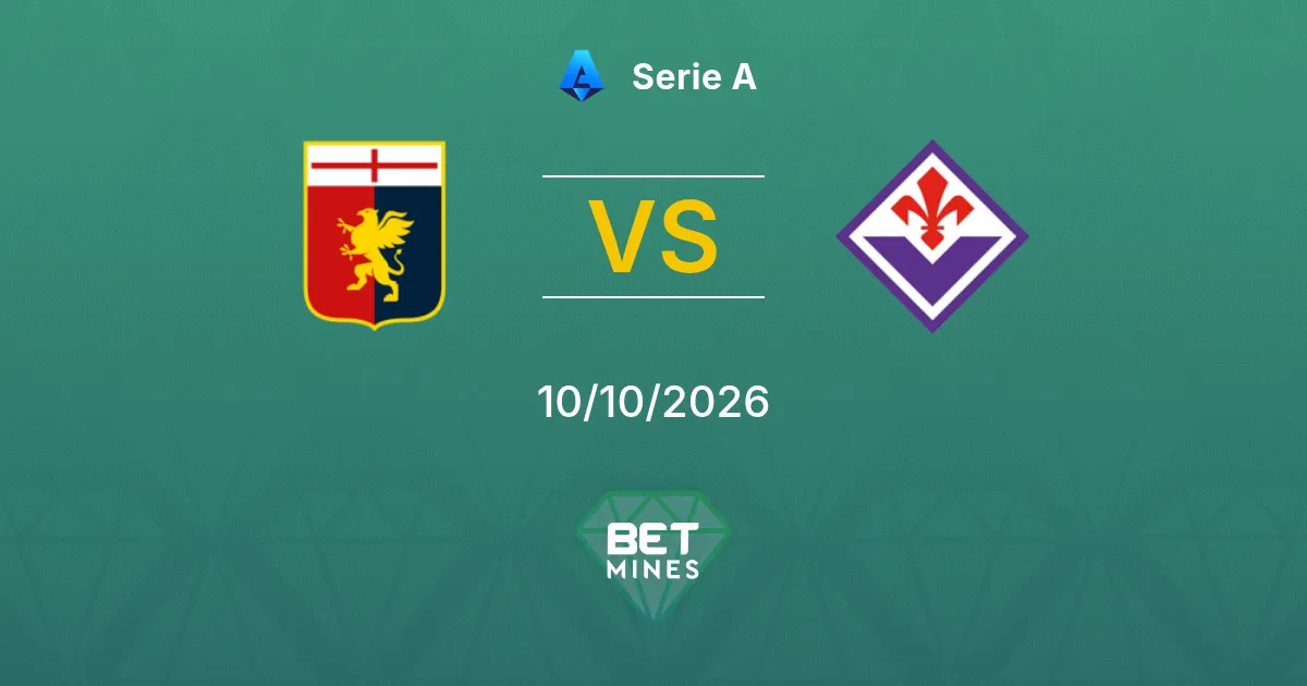 Genoa vs Fiorentina Prediction: Match Preview and Analysis | Serie A 10-10-2026
