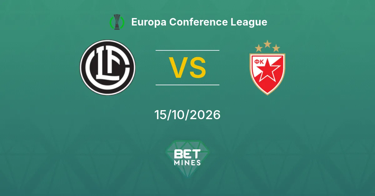 Lugano x Estrela Vermelha Palpite: Prévia e análise da partida | Europa Conference League 15-10-2026