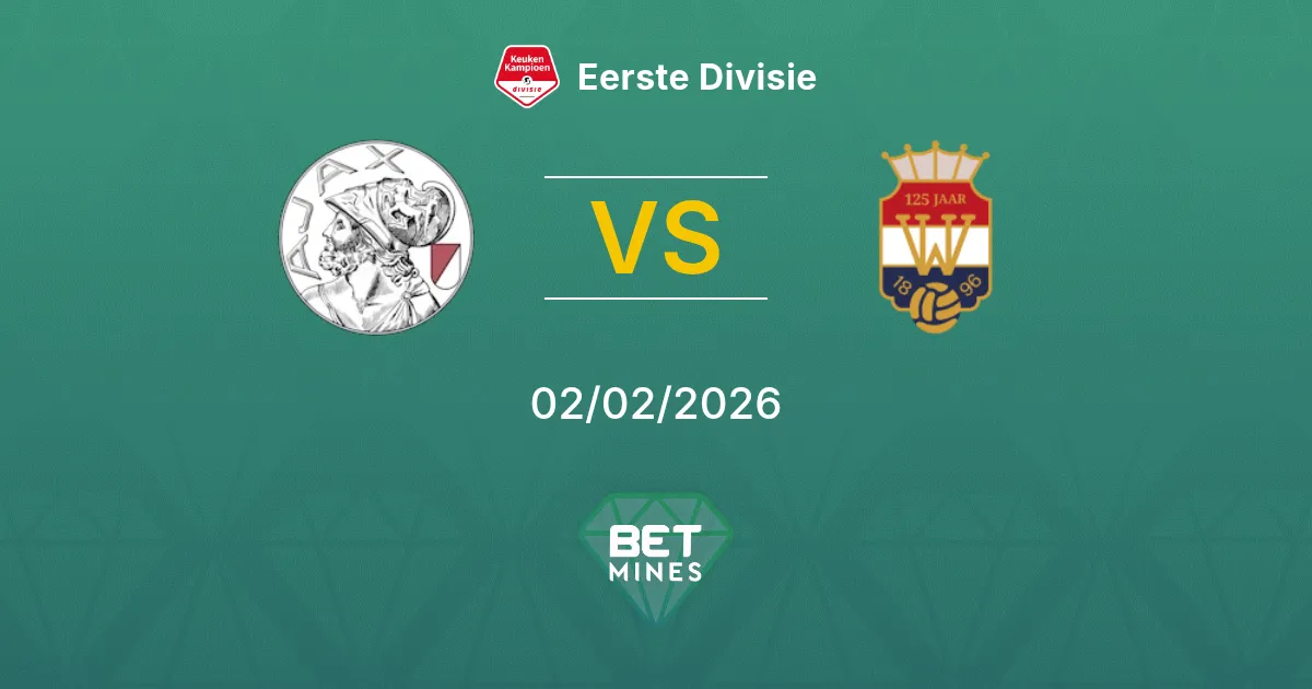 Jong Ajax vs Willem II Prediction: Match Preview and Analysis | Eerste Divisie 02-02-2026