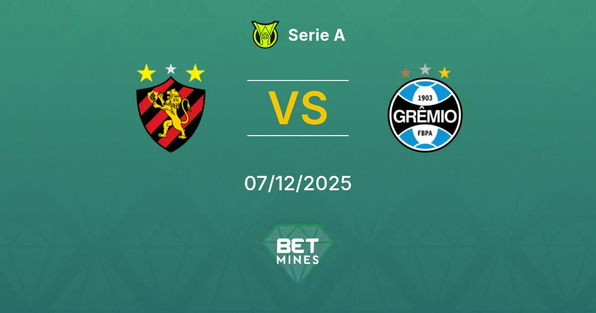 Sport Recife vs Grêmio