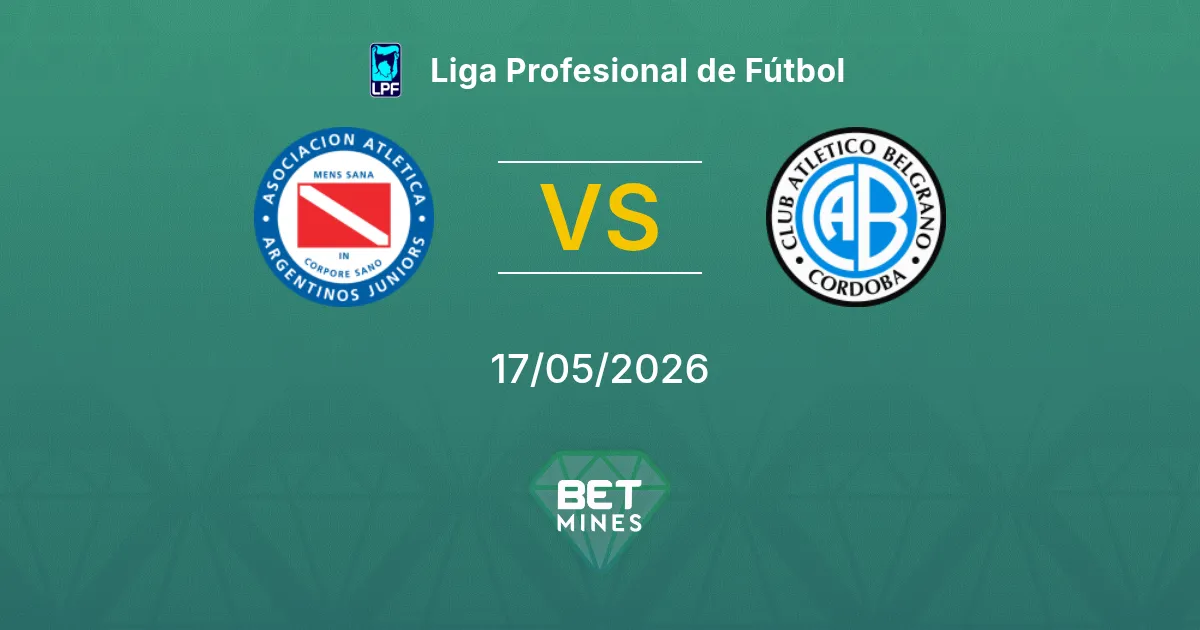 Argentinos Juniors x Belgrano Palpite: Prévia e Análise da Partida | Liga Profesional de Fútbol 17-05-2026