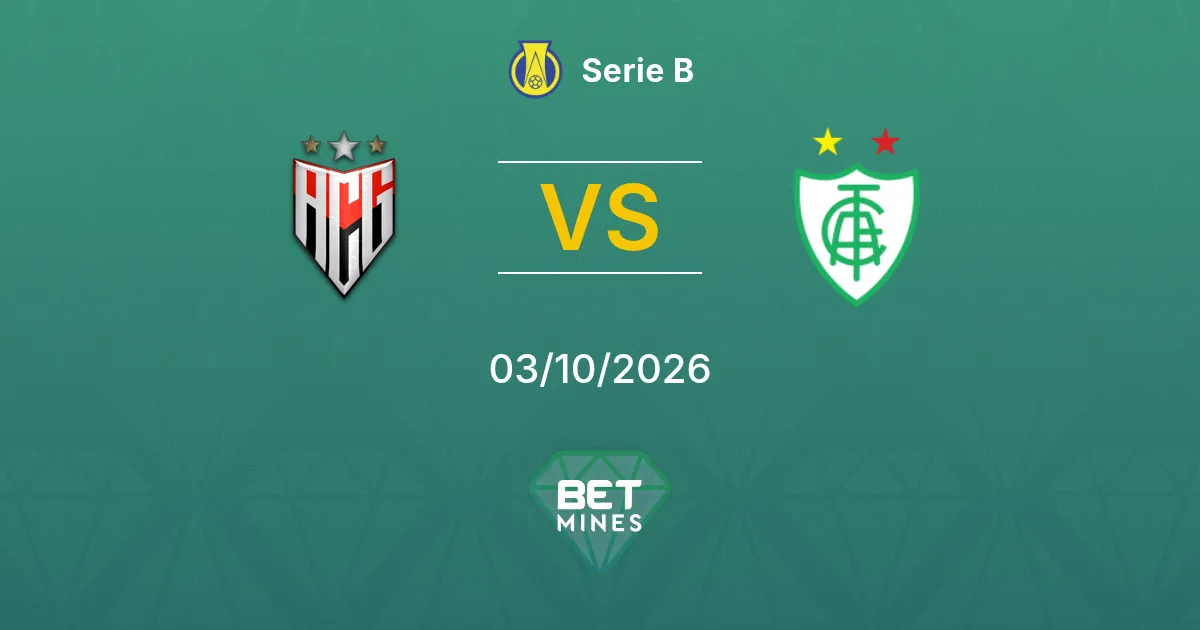 Atlético GO vs América Mineiro Pronóstico: Previa y análisis del partido | Serie B 03-10-2026