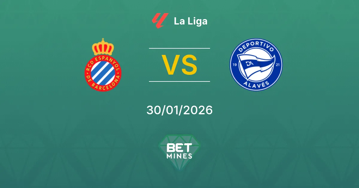 Espanyol vs Deportivo Alavés Prediction: Match Preview and Analysis | La Liga 30-01-2026
