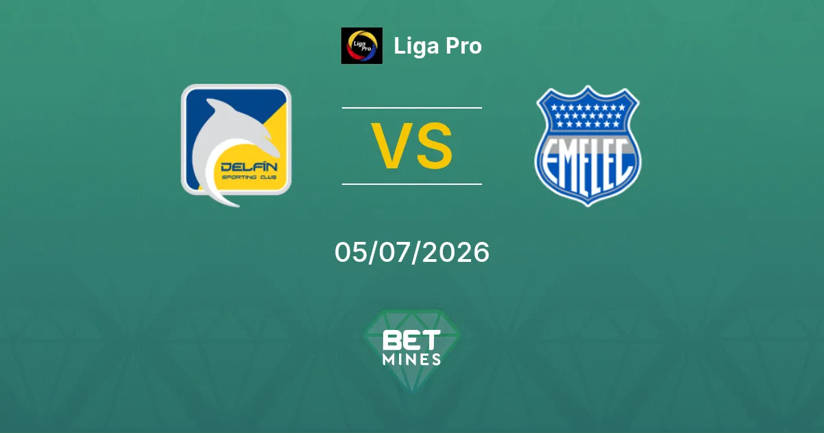 Delfin vs Emelec Prediction: Match Preview and Analysis | Liga Pro 05-07-2026
