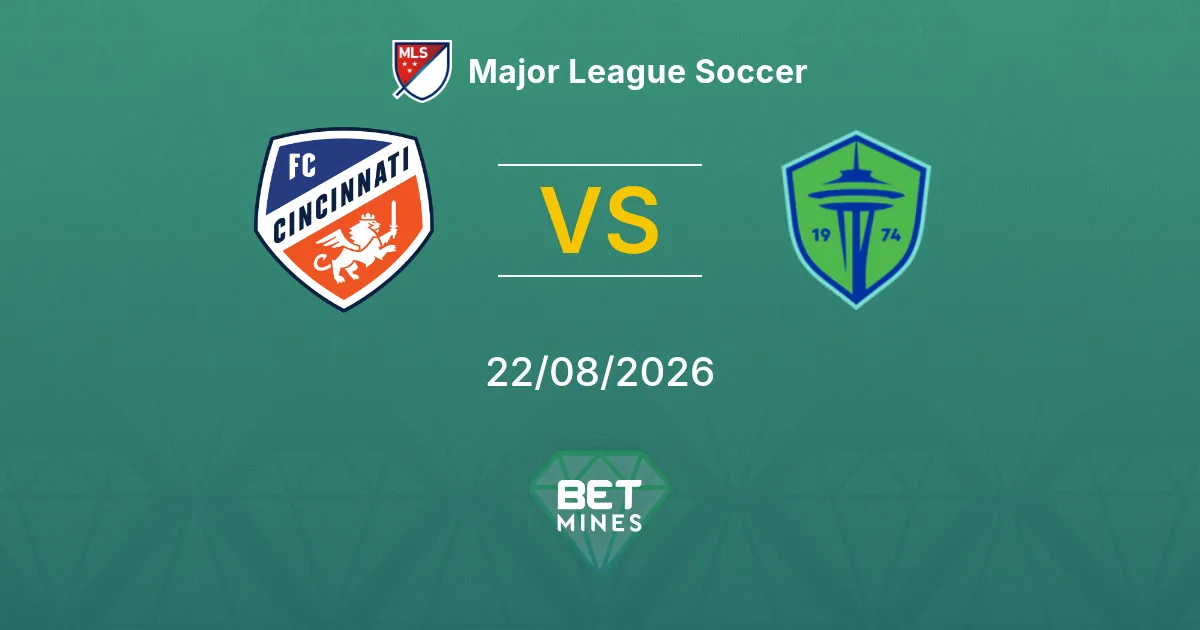 Cincinnati vs Seattle Sounders Prediction: Match Preview and Analysis | Major League Soccer 22-08-2026