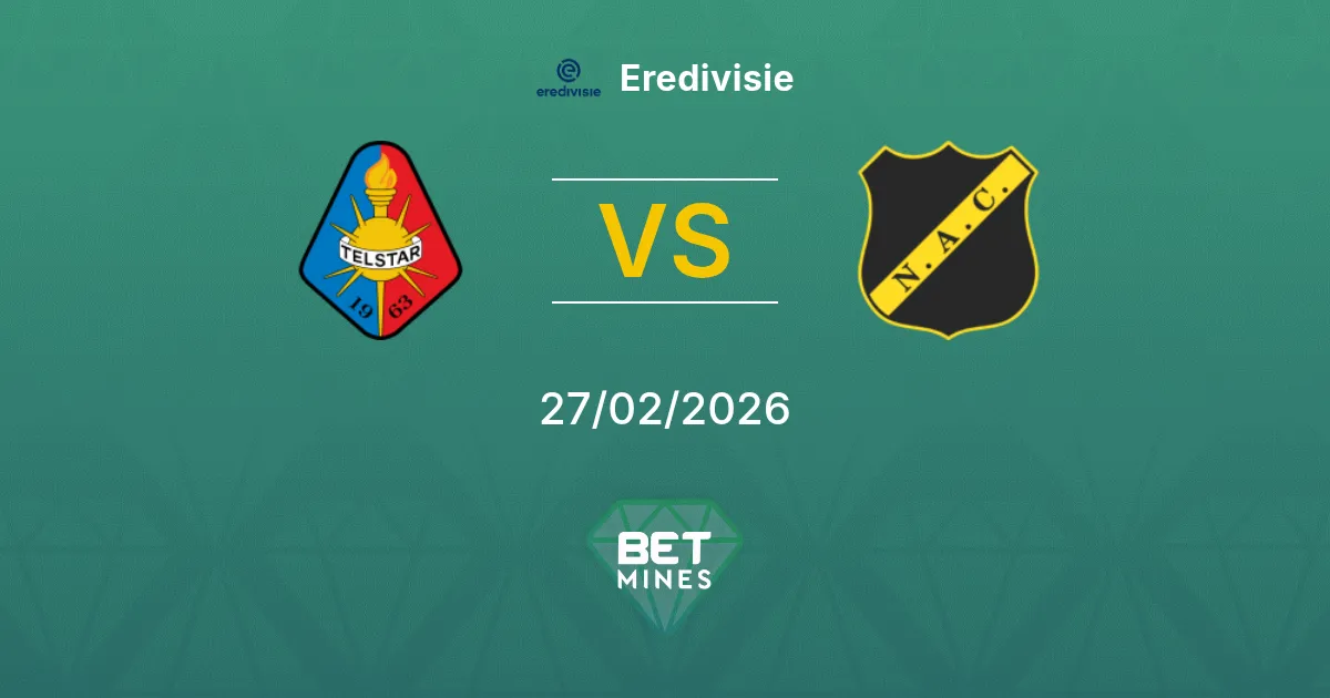 Telstar vs NAC Breda Pronostic : Aperçu et Analyse du Match | Eredivisie 27-02-2026