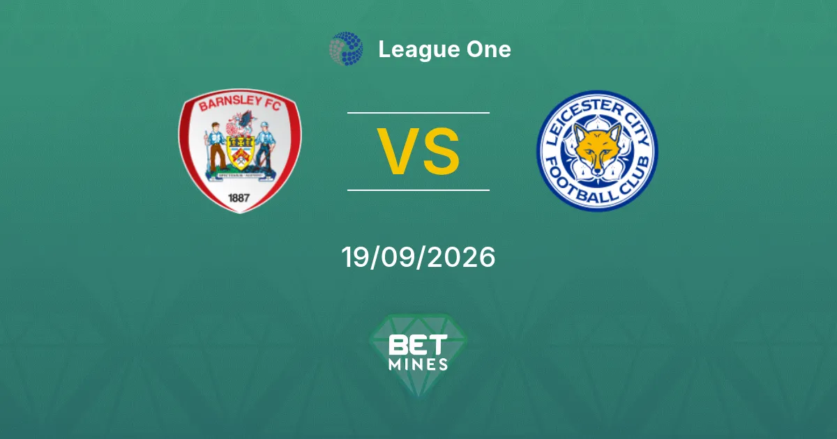 Palpite Barnsley x Leicester City: Prévia e Análise da Partida | League One 19-09-2026