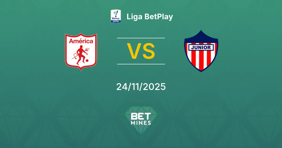 América de Cali vs Junior FC Prediction: Match Preview and Analysis | Liga BetPlay 24-11-2025