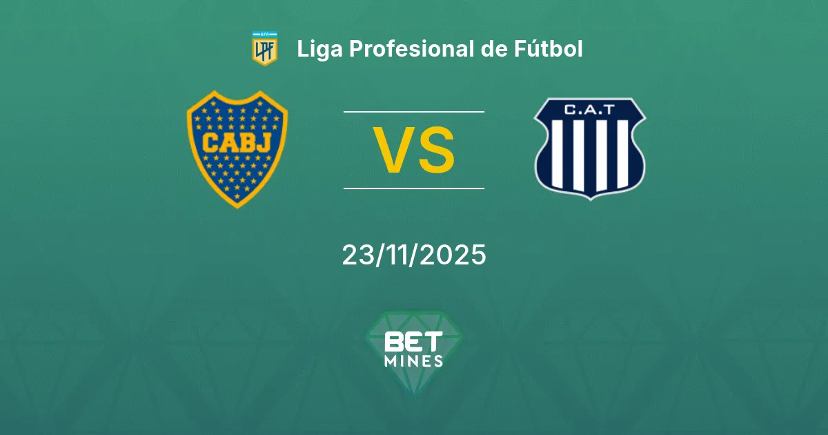 Boca Juniors vs Talleres Córdoba Prediction: Match Preview and Analysis | Liga Profesional de Fútbol 23-11-2025