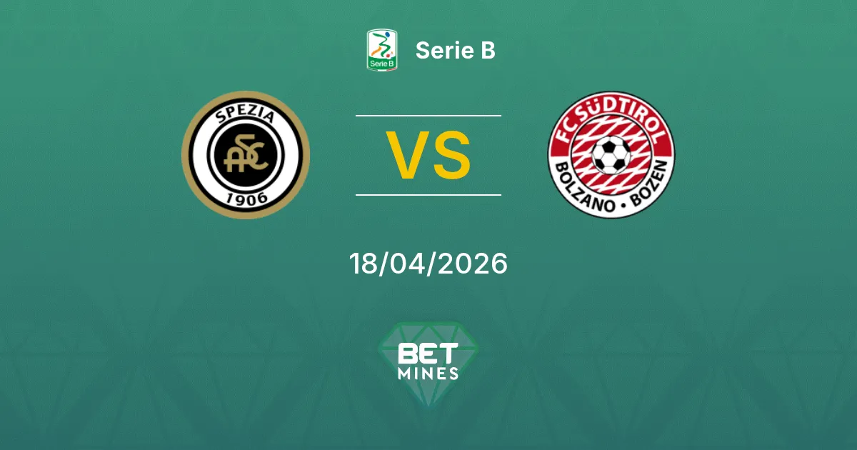 Spezia vs Südtirol Pronostico: Anteprima e Analisi della Partita | Serie B 18-04-2026