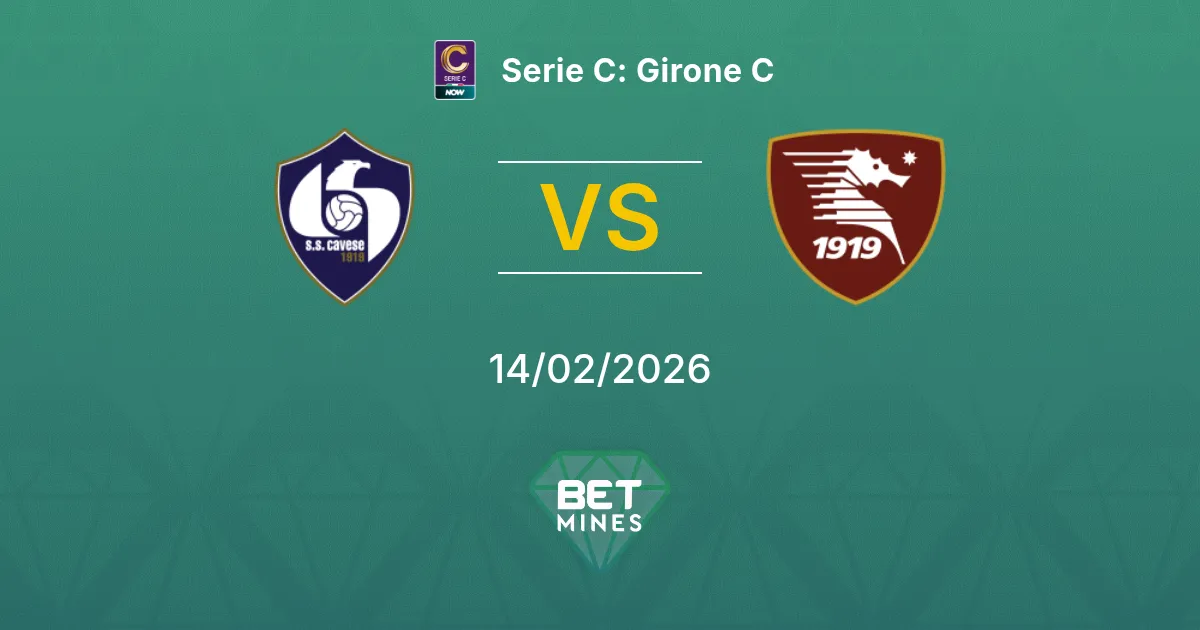 Cavese vs Salernitana Prediction: Match Preview and Analysis | Serie C: Girone C 14-02-2026