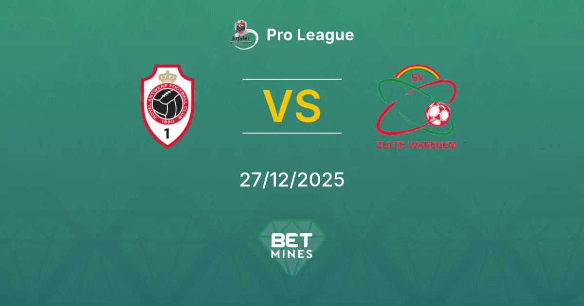 Antwerp vs Zulte-Waregem Pronostico: Analisi e Anteprima della Partita | Pro League 27-12-2025