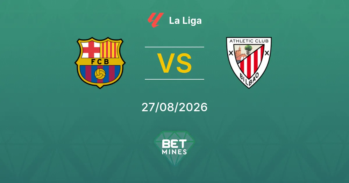 Palpite FC Barcelona x Athletic Club: Prévia e Análise da Partida | La Liga 27-08-2026