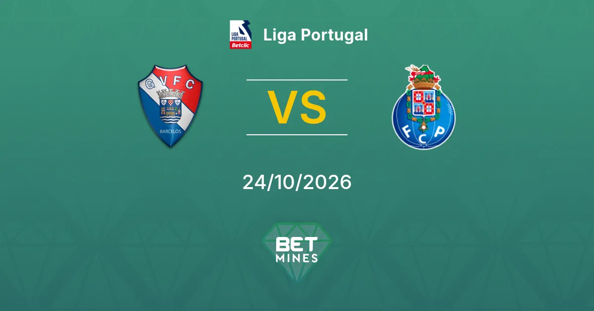 Gil Vicente vs Porto Prediction: Match Preview and Analysis | Liga Portugal 24-10-2026