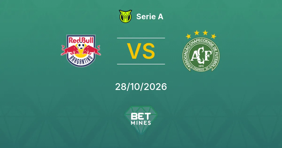 Bragantino x Chapecoense Palpite: prévia e análise da partida | Série A 28-10-2026