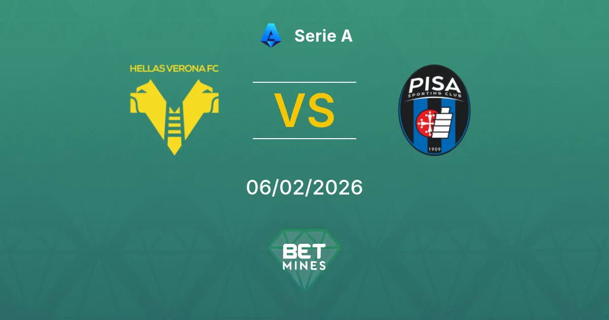 Hellas Verona vs Pisa Prediction: Match Preview and Analysis | Serie A 06-02-2026
