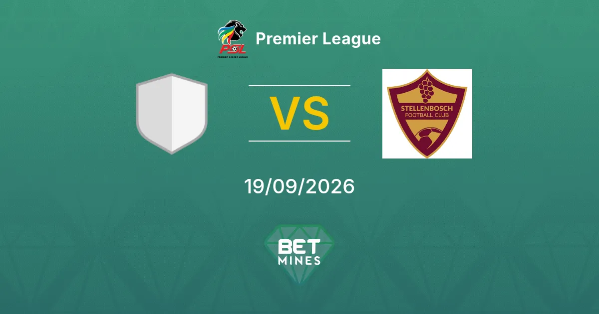 Kruger United vs Stellenbosch Pronostic : Aperçu et Analyse du Match | Premier League 19-09-2026