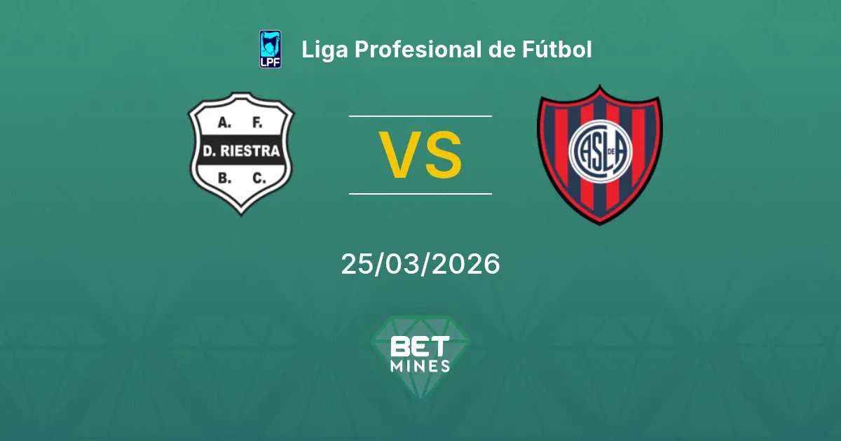 Deportivo Riestra vs San Lorenzo Prediction: Match Preview and Analysis | Liga Profesional de Fútbol 25-03-2026